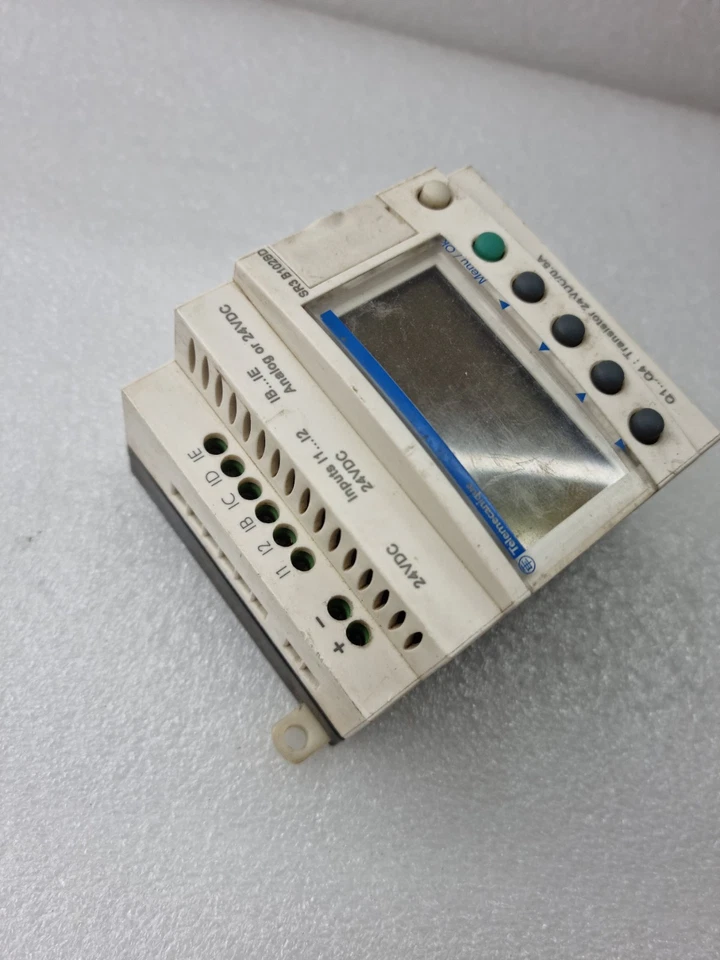 Telemecanique Schneider SR3 B102BD Zelio Logic Smart Relay 24VDC PLC LogicModule